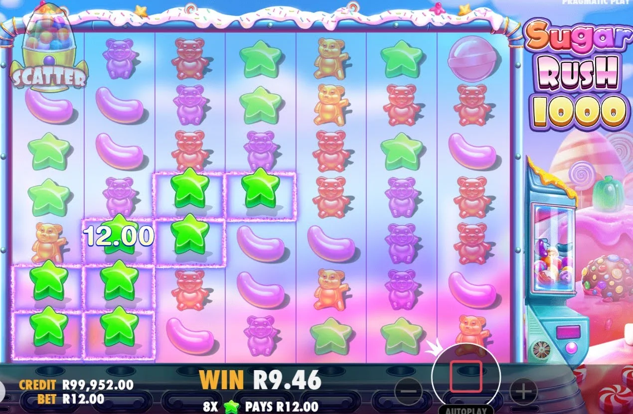 Sugar Rush 1000 φρουτάκι